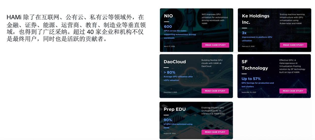 HAMi 的 CNCF Case Studies